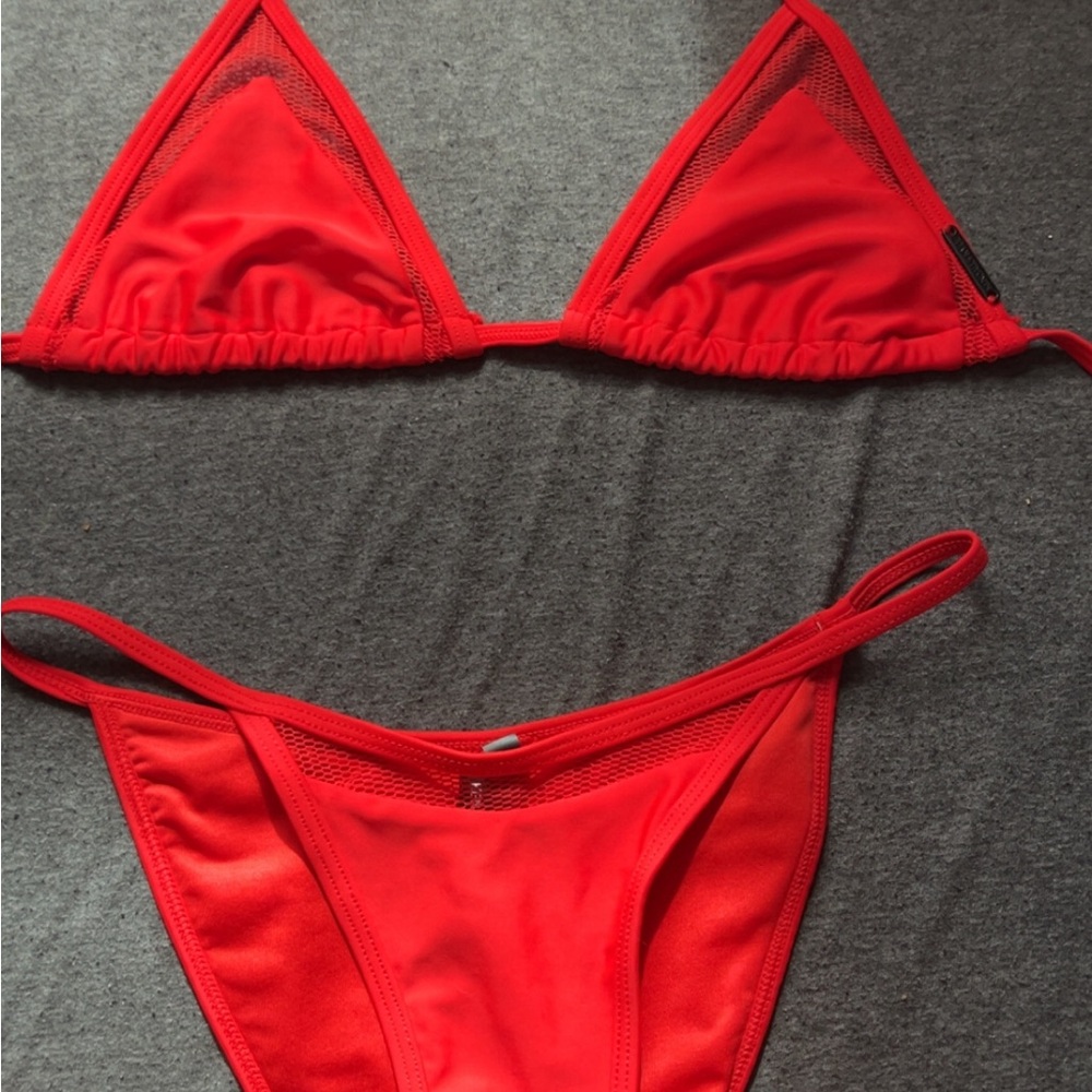Kendall & Kylie Vibrant Red Bikini Top